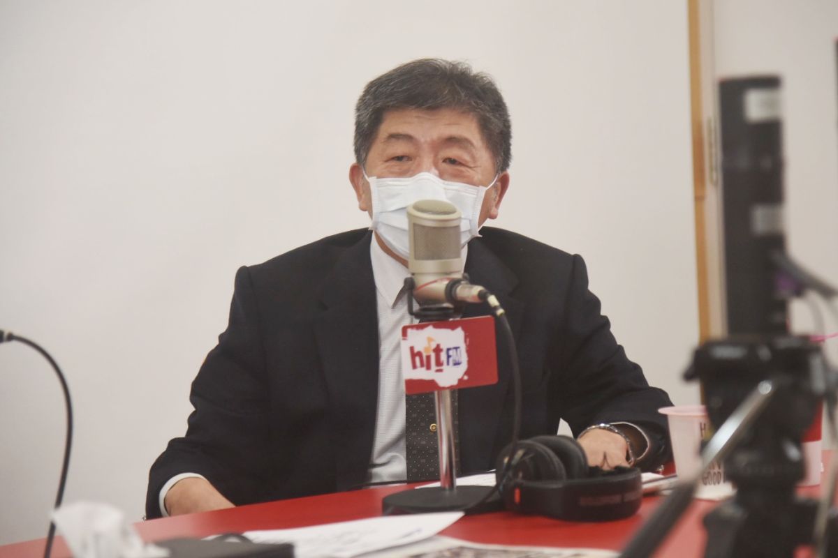 ▲衛福部長陳時中今（17）天受邀上廣播節目，談論疫情最新情況。（圖／攝影記者陳明安拍攝）