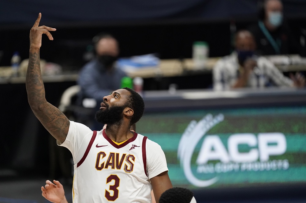 ▲騎士中鋒Andre Drummond。〔圖／美聯社／達志影像〕