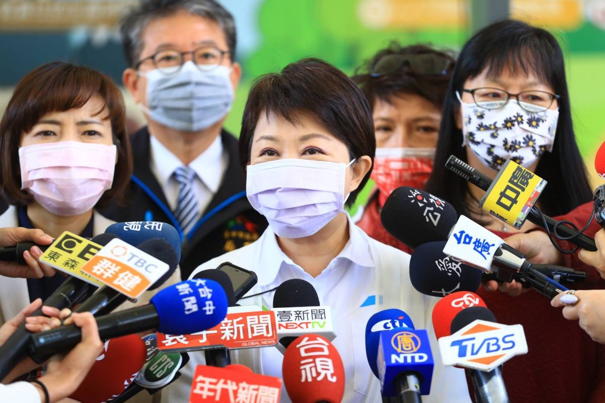 ▲市長盧秀燕表示，中捷運是今年重要施政目標，讓捷運綠線通行(圖／柳榮俊攝2021.2.17)