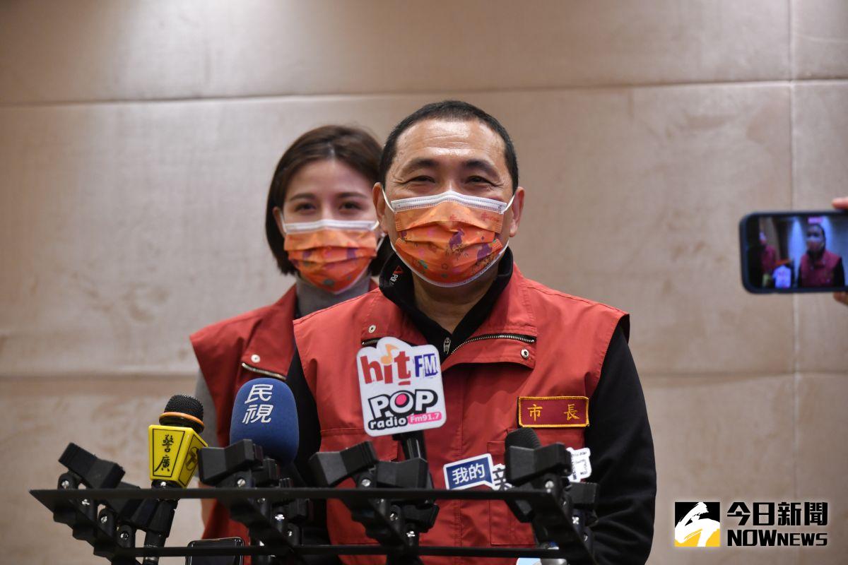 ▲侯友宜指出，希望台灣不要落後太久，中央能夠採購到最高品質的疫苗，及充分的量能。（圖／記者陳志仁攝，2021.02.17）