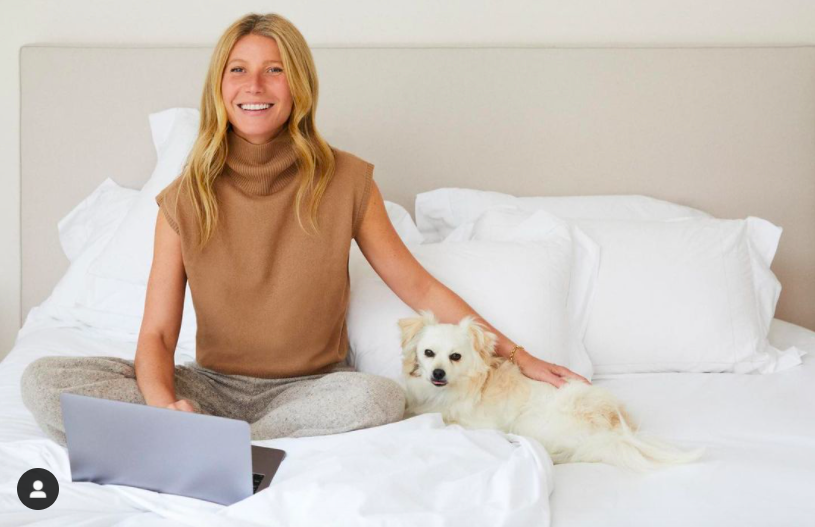 ▲葛妮絲派特洛自爆確診染疫。（圖／翻攝葛妮絲派特洛IG）
