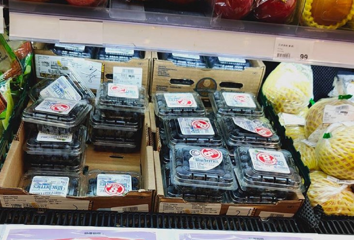 ▲超市藍莓推出超殺優惠，讓民眾看後樂翻。（圖／翻攝自我愛全聯-好物老實説臉書）