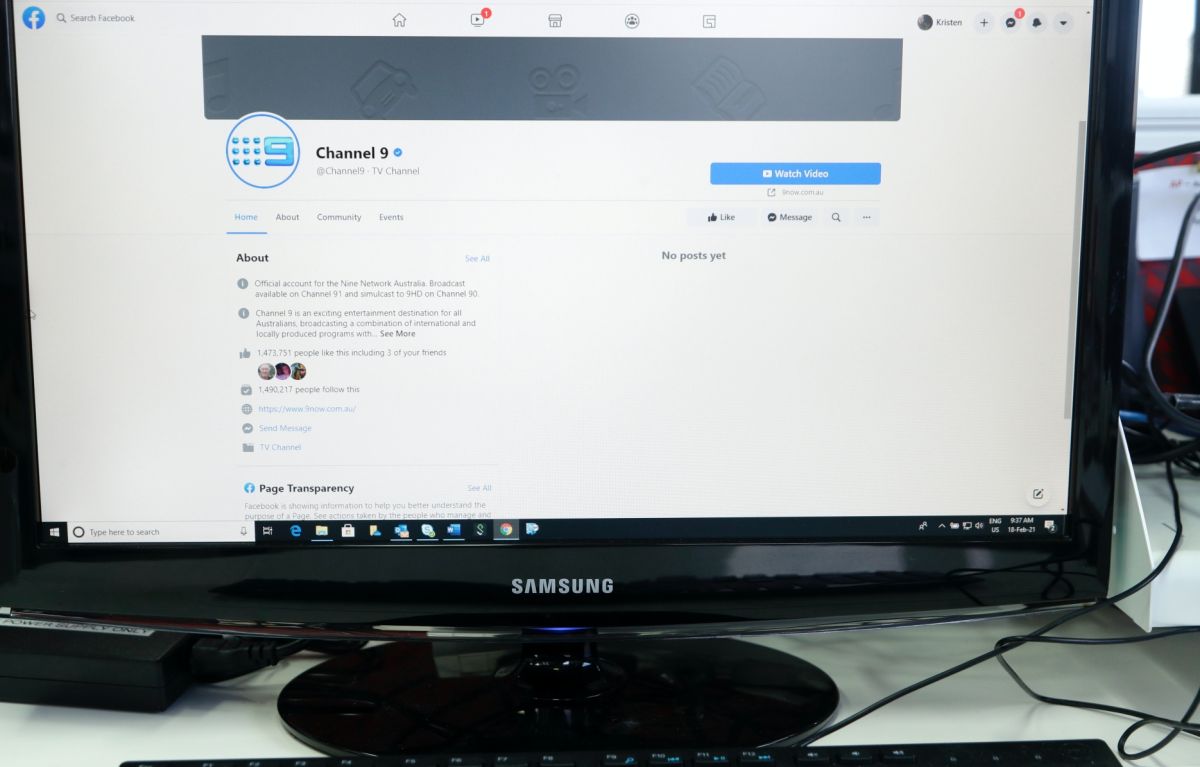 ▲臉書為了反制澳洲政府的付費政策，限制在澳洲的用戶分享或觀看新聞。（圖／美聯社／達志影像）