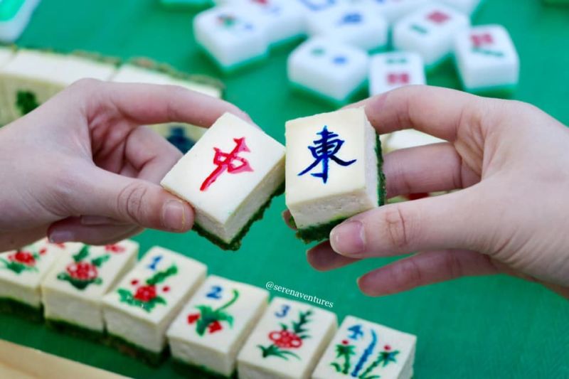 ▲美國加州一對姊妹日前製作「麻將起司蛋糕」,並附上食譜,引起廣大網友熱議。