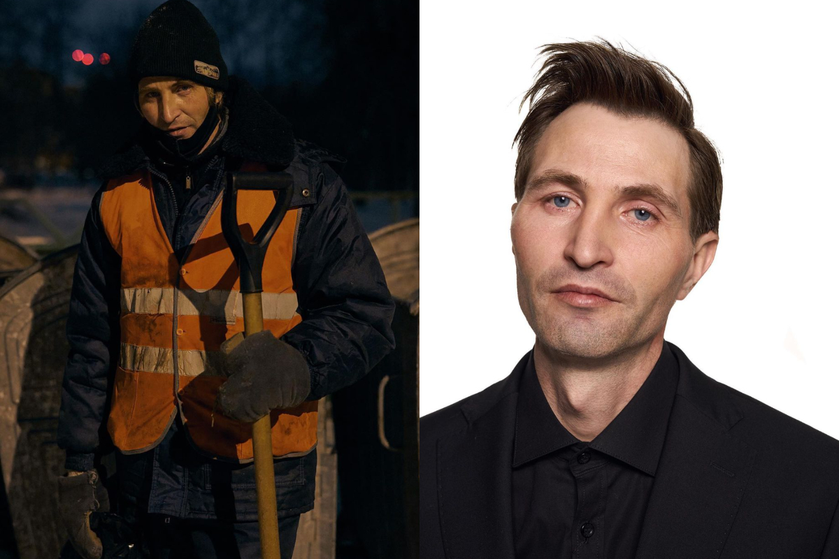 ▲脫下一套西裝的42歲帥哥Yury Vetlugin正職竟是清潔工，且人生相當悲慘，不但一出生就被遺棄，因智商有障礙而被詐欺犯騙去貸款並被拿走錢，日子很悲慘。（圖／翻攝自Instagram）