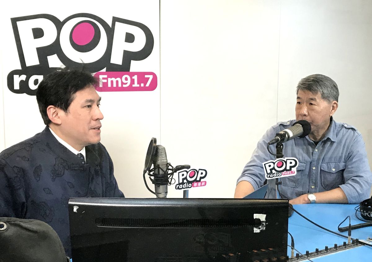 ▲孫文學校總校長、國民黨中評委張亞中，19日上午接受廣播媒體專訪時，直言平民都可以選總統，為何不能參選國民黨主席？（圖／《POP撞新聞》提供）