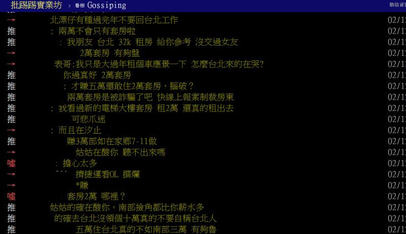 ▲完整過程曝光後,立刻有鄉民給予建議,認為原PO可以從節省房租下手。(圖/翻攝PTT)