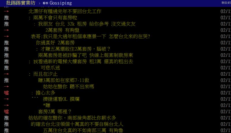 ▲完整過程曝光後，立刻有鄉民給予建議，認為原PO可以從節省房租下手。（圖／翻攝PTT）