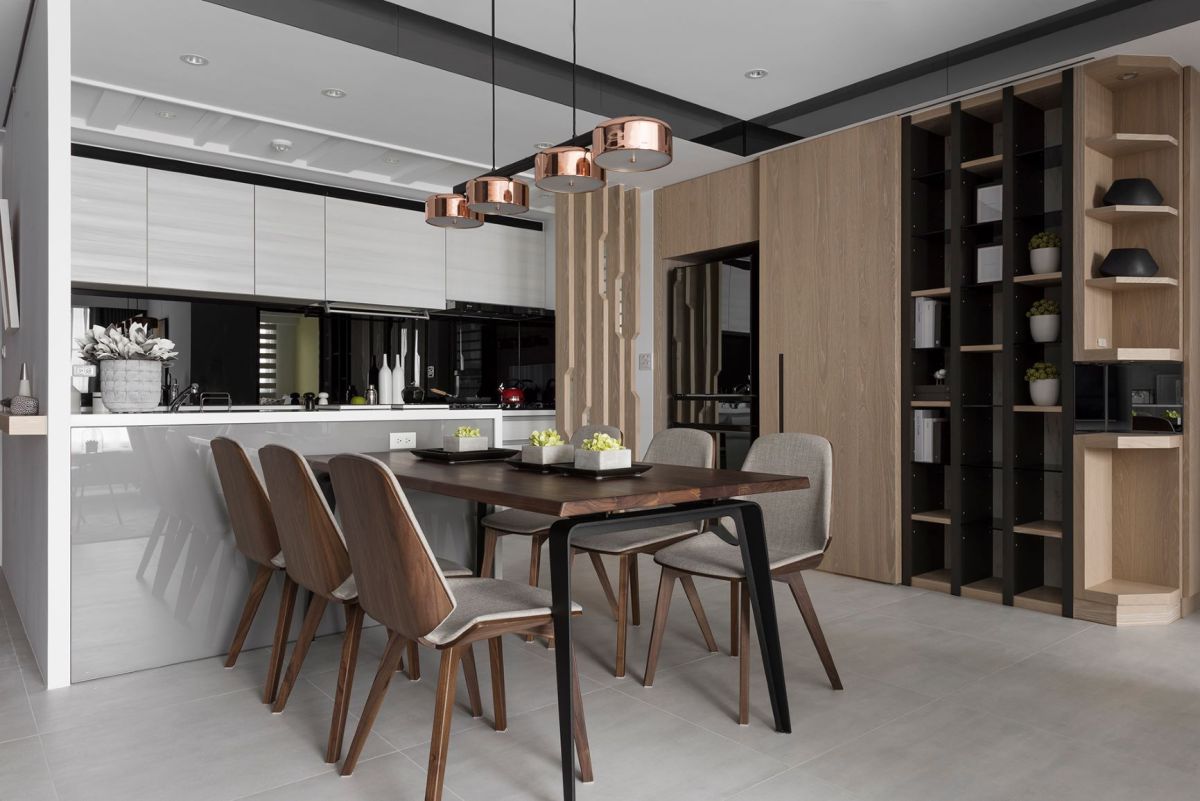 ▲小宅打造半開放餐廳，也能享有舒適感。(圖／南邑提供)