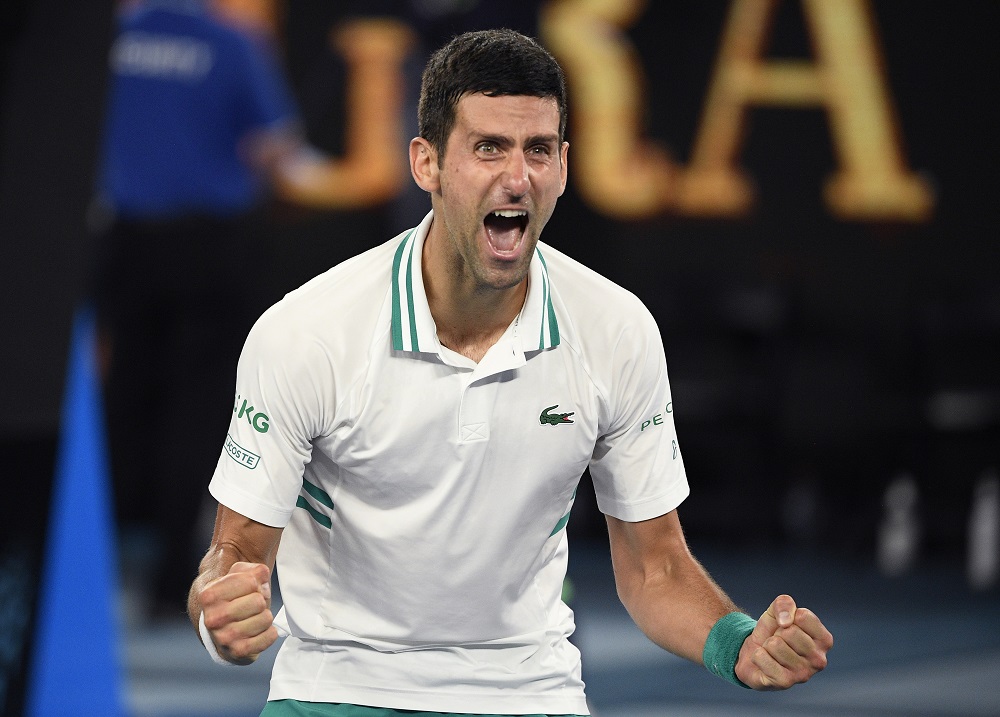 ▲塞爾維亞球王Novak Djokovic在澳網奪冠 。（圖／美聯社／達志影像）