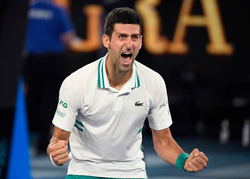 ▲塞爾維亞球王Novak Djokovic在澳網奪冠 。（圖／美聯社／達志影像）