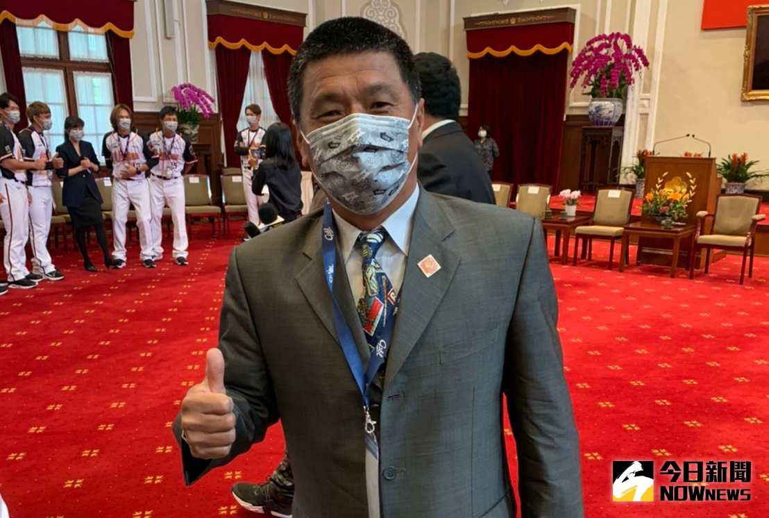 ▲統一獅「標哥」何信標。（圖／吳政紘攝）