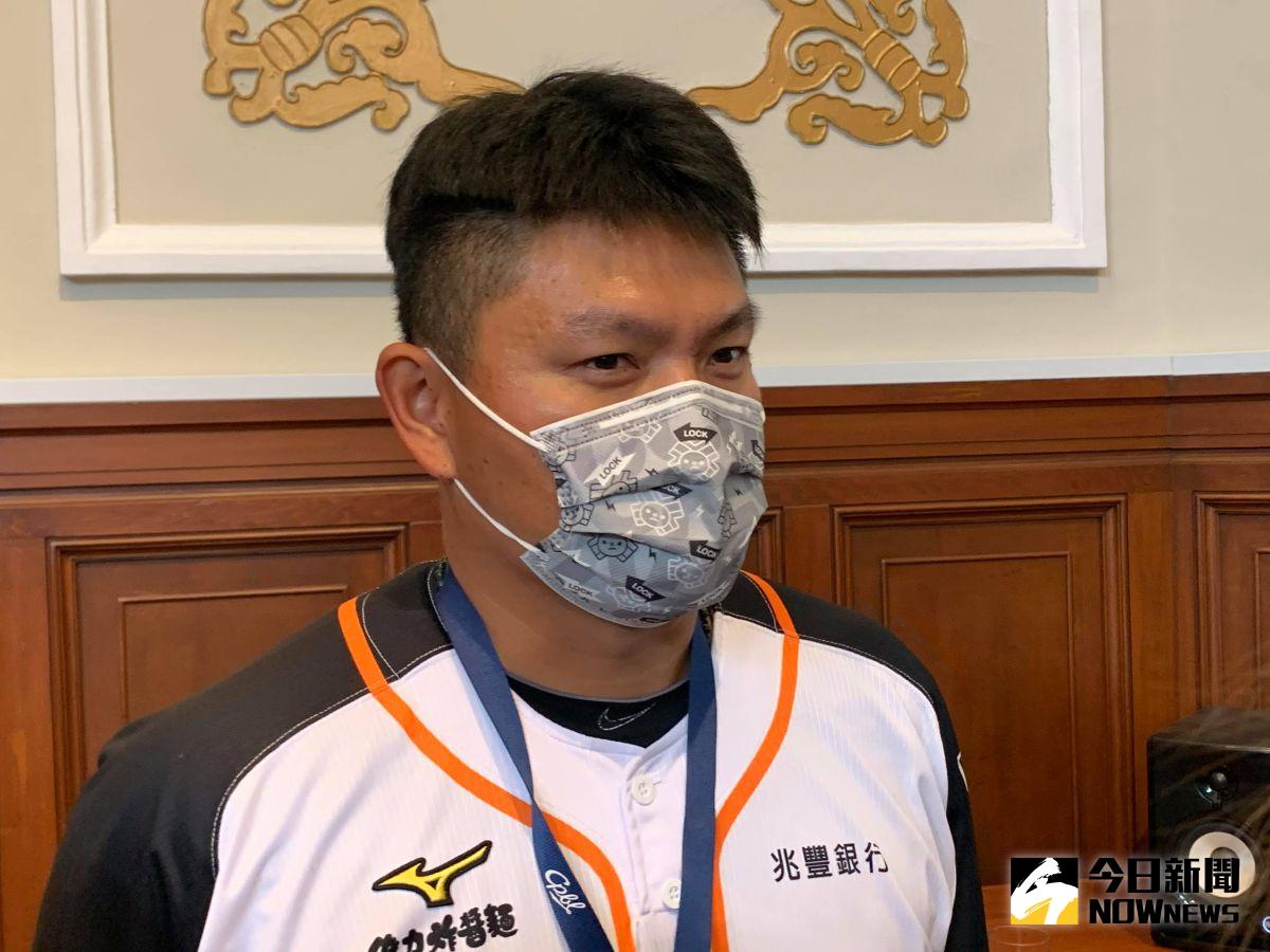 ▲統一獅潘威倫。（圖／吳政紘攝）