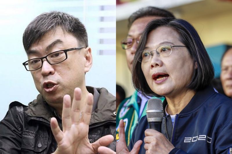 ▲8日新系前民進黨立委段宜康(左)在臉書發文,暗諷英系是被蔡英文(右)寵壞的惡犬,引發蔡英文震怒,要求他30分鐘內刪文。(圖/NOWnews資料照)