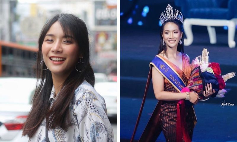 ▲年僅22歲的蒙查麗在孔敬大學就讀四年級,外貌標誌甜美的她不僅被封為校花,更於2019年參加泰國選美比賽獲得亞軍成績,頗有人氣。(圖/翻攝自IG)