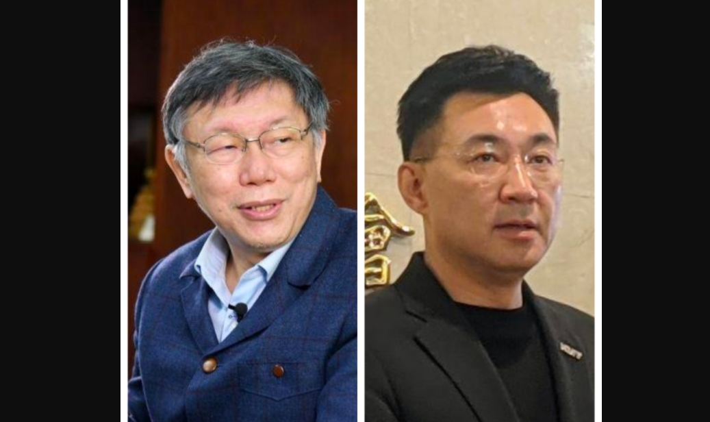 ▲國民黨今（24）日舉辦「願景台灣2030」論壇，因為邀請曾與國民黨競爭台北市長大位的柯文哲，出席探討居住正義、低薪等議題，被外界解讀為「藍白合作」起手式，引發爭議﹔對此，柯文哲認為，僅單純是議題的討論，並沒有預設立場或支持誰﹔江啟臣則回應，邀柯文哲不是「歃血為盟」，而是希望論壇不會只有一種聲音。（圖/NOWnews製圖）