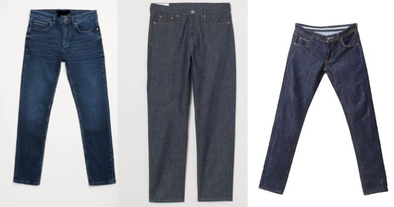 ▲網友讓大家猜猜看哪條牛仔褲要價破萬，由左到右依序1、2、3。（圖／PTT）