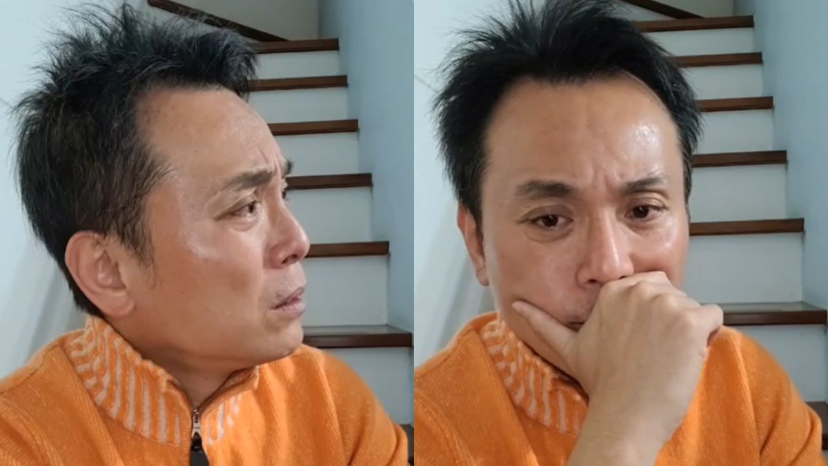 ▲陳霆開直播，怒揭女兒遭受校園霸凌。（圖／陳霆臉書直播）