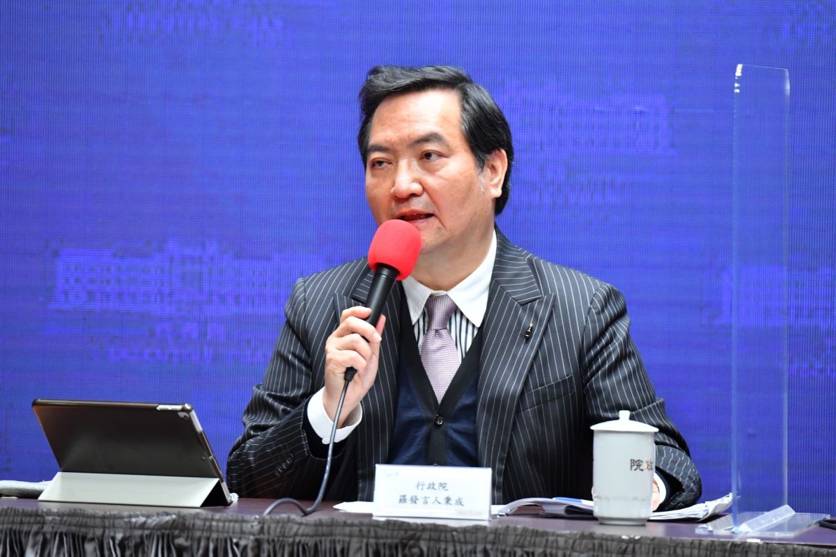 ▲行政院發言人羅秉成轉述，美方訪團一行人今與蘇揆會面，蘇當面提出重啟TIFA、BTA談判期望。（圖／行政院提供）