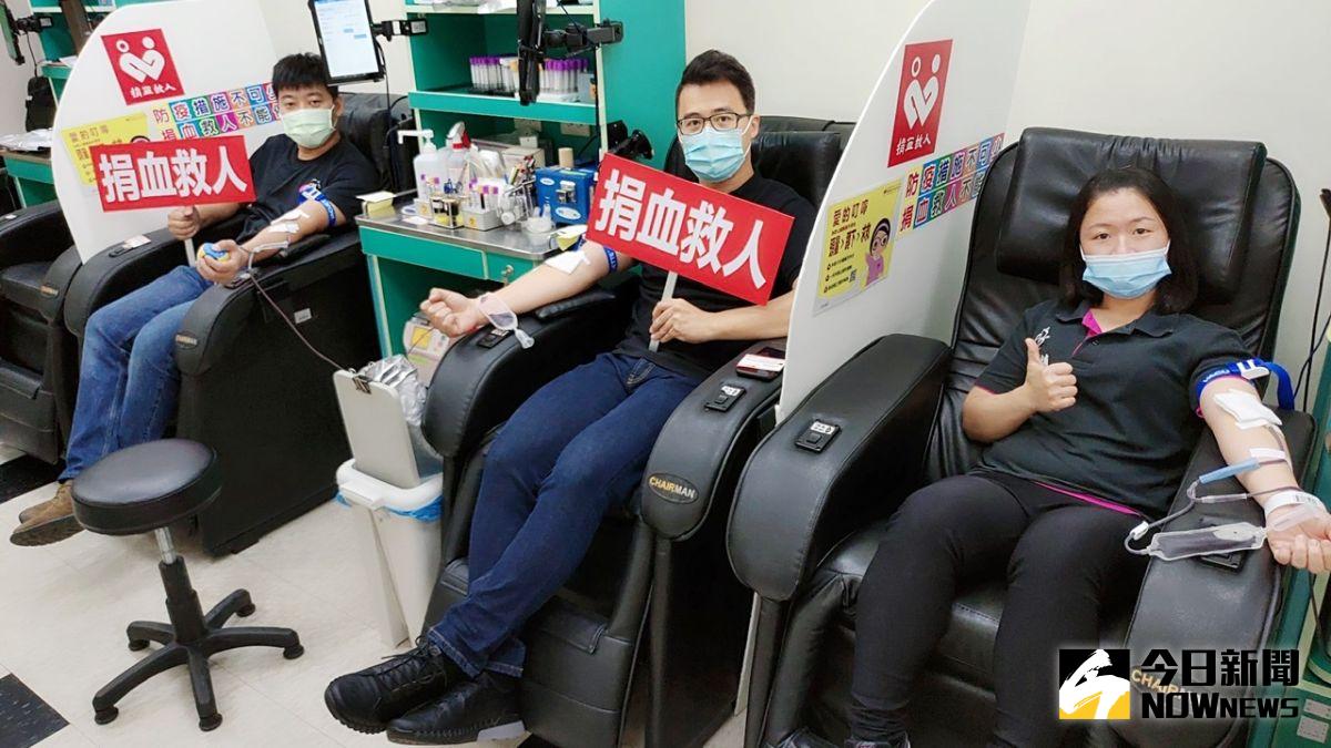 ▲青年企業領袖期盼透過企業宣導活動，讓年輕人更願意捲起衣袖捐血。（圖／記者陳美嘉攝，2021.02.25）