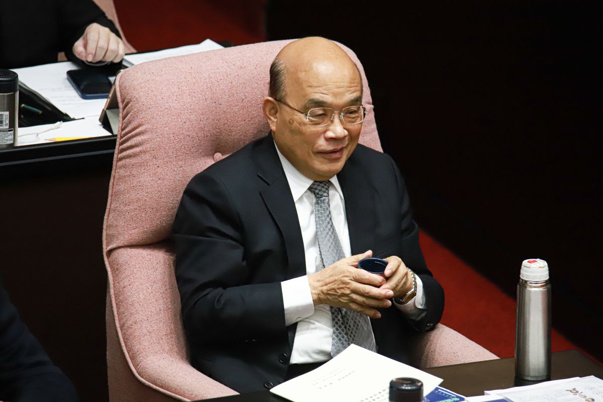 ▲立法院第三會期開議，行政院長蘇貞昌26日赴院會針對百億養豬產業基金進行專案報告，並備質詢。（圖／記者葉政勳攝，2021.02.26）