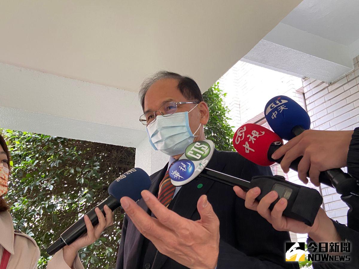 ▲台北市長、民眾黨主席柯文哲春節立法院長游錫堃，對此，游錫堃表示，柯是請他多照顧民眾黨立委。（圖／記者呂炯昌攝，2021.02.26）