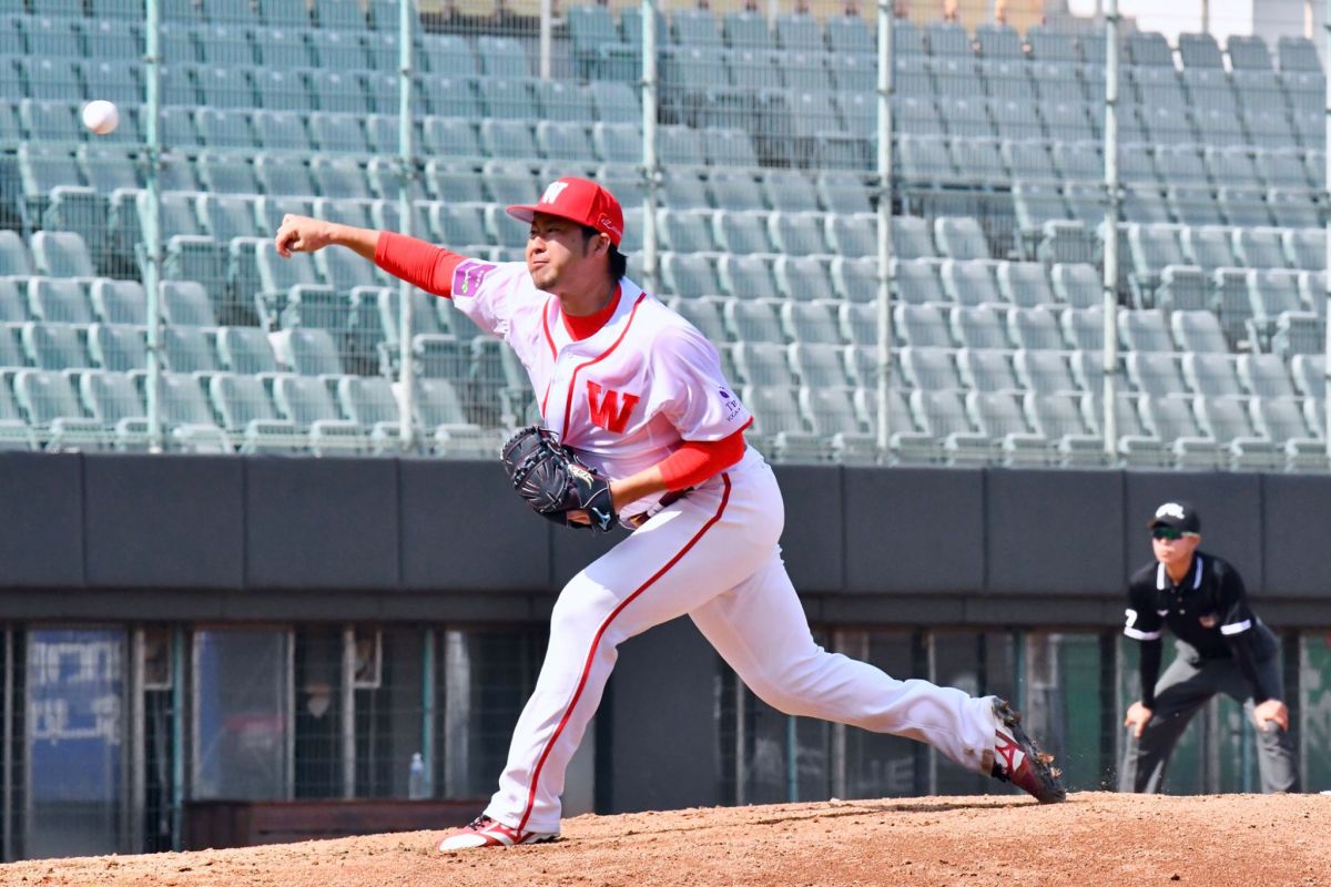 ▲日籍投手田澤純一。（圖／味全龍提供）