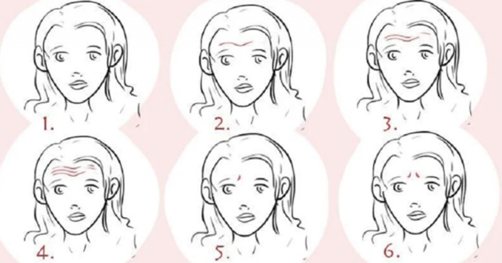 ▲從「額頭紋路」就可以得知你的真實性格。（圖／翻攝自Lass）