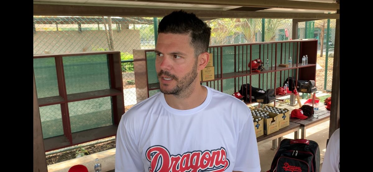 ▲味全龍隊洋投布里悍。（圖／吳政紘攝）