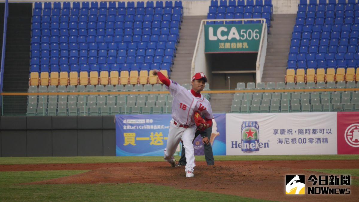 ▲徐若熙狂飆153公里。（圖／吳政紘攝）