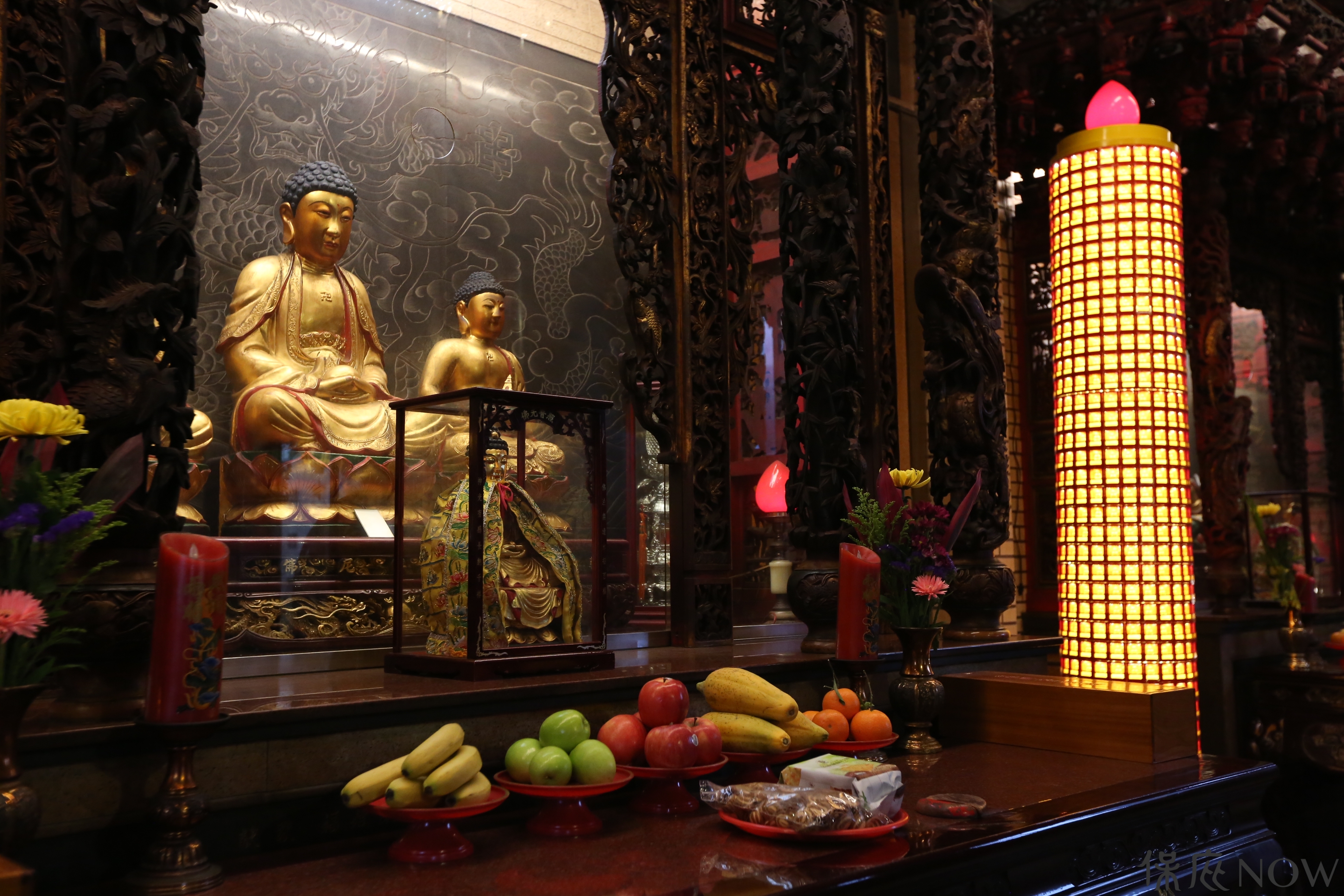 台北府城隍廟有供奉藥師佛，並提供藥師燈為大家祈求身體健康。（圖／保庇NOW資料圖）