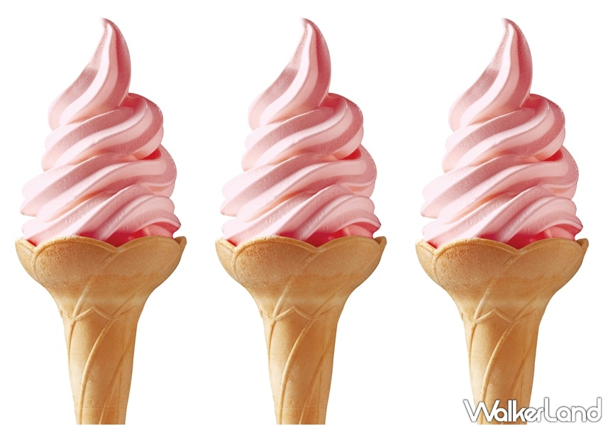 ▲「覆盆莓玫瑰霜淇淋」是將春天百花齊放的感覺融入在其中。（圖／WalkerLand）