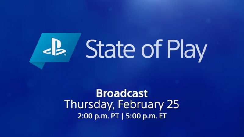 PS5新作發表！「State of Play」2月26日早上揭曉
