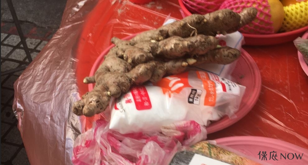 薑、鹽代表「山珍海味」，亦有五行之涵義。（圖／記者黃彥昇攝）