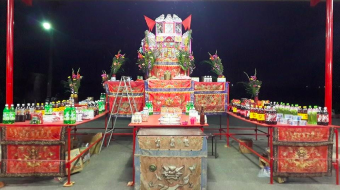 除夕拜天公示意圖。（圖／翻攝自水林大山玄龍宮粉專）