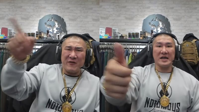 ▲館長聲援小豬,重炮反擊大陸網友。(圖/館長成吉思汗YouTube)