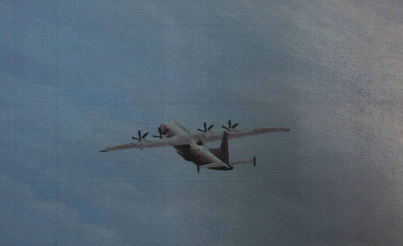 ▲共軍今（19）日派出1架次運8技偵機（Y-8 RECCE）闖我西南空域。（圖／國防部提供）