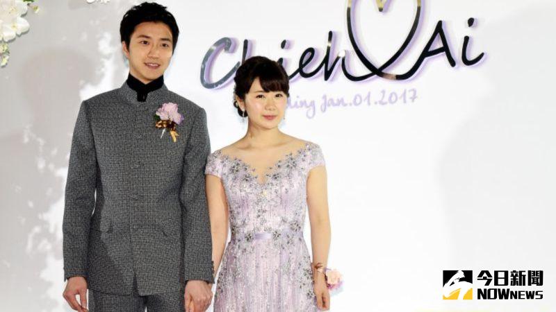 ▲福原愛(右)、江宏傑婚姻亮紅燈。(圖/資料照)