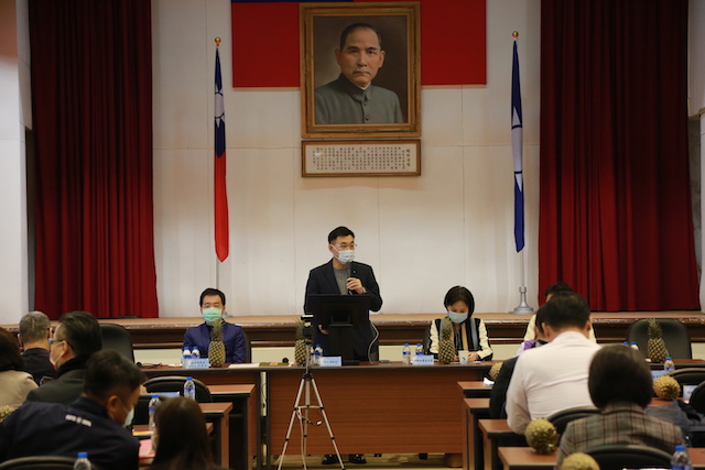 ▲有國民黨中常委質疑國民黨在中國禁鳳梨議題上淪為小綠，黨主席江啟臣並未回應。（圖／資料照片）