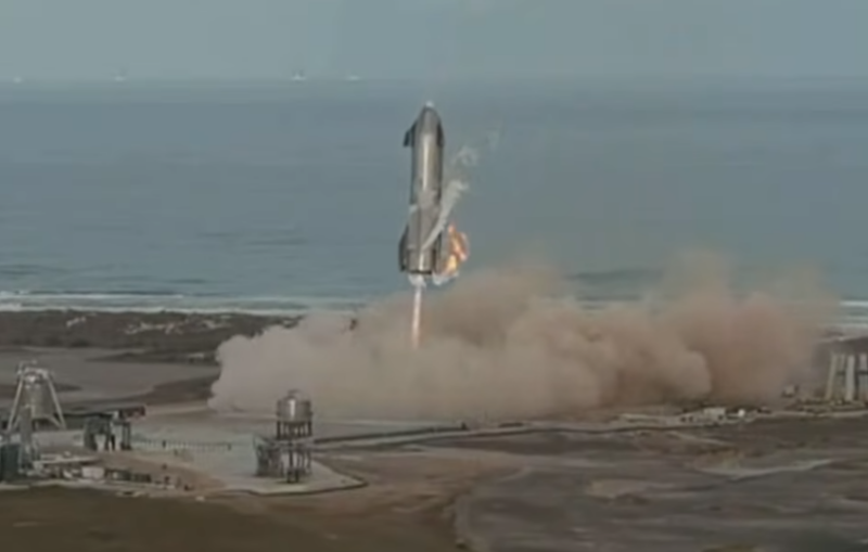 影／SpaceX星艦三度試飛！成功降落　惜著陸數分後仍爆炸
