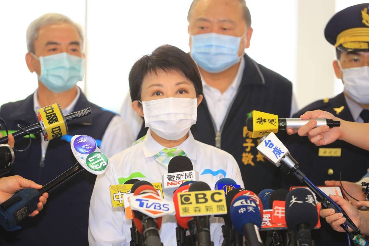 ▲經濟部長王美花說，若藻礁公投過關，將導致中油的天然氣接收站工程延宕，恐將增加燃煤用量，市長盧秀燕認為，這是非常失德(圖／柳榮俊攝2021.3.5)