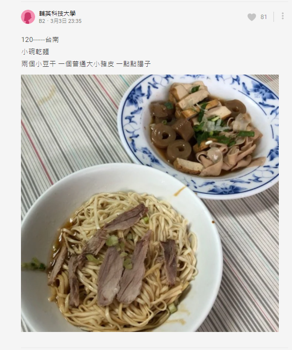 ▲另外有網友分享其他縣市的物價。(圖/翻攝《Dcard》)