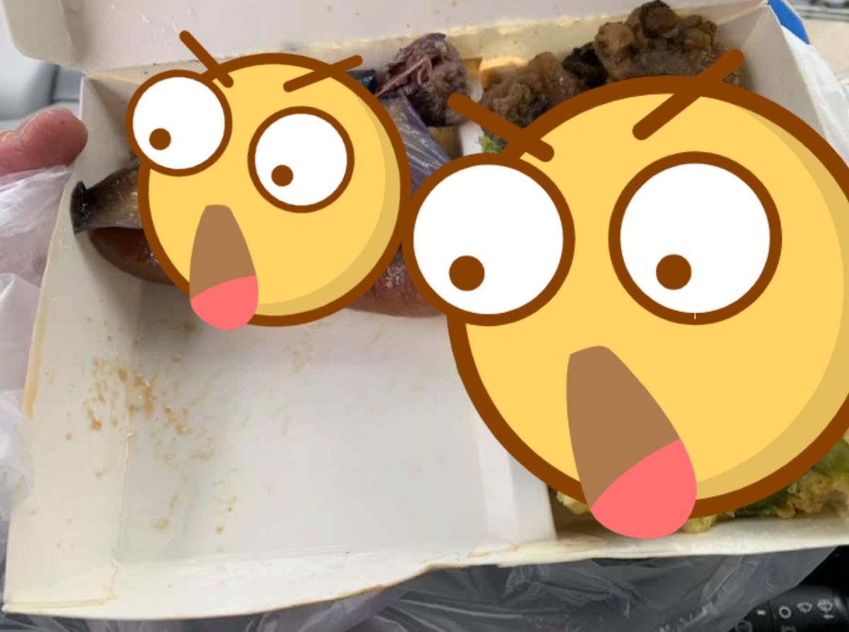 ▲有網友買了便當準備享用，但一打開卻見「4大地雷配菜」，立馬崩潰直喊「一次湊齊的機率大概多大我不曉得」。（圖／翻攝爆怨公社臉書）