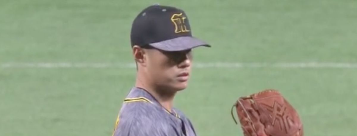 ▲阪神虎隊台灣左投陳偉殷。（圖／取自JSports)