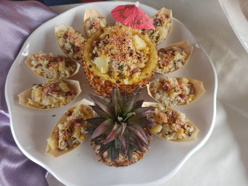 ▲鳳梨入菜可變出澎派鳳梨大餐,道道美食讓長輩、孩童吃得樂開懷。(圖/主辦單位提供)