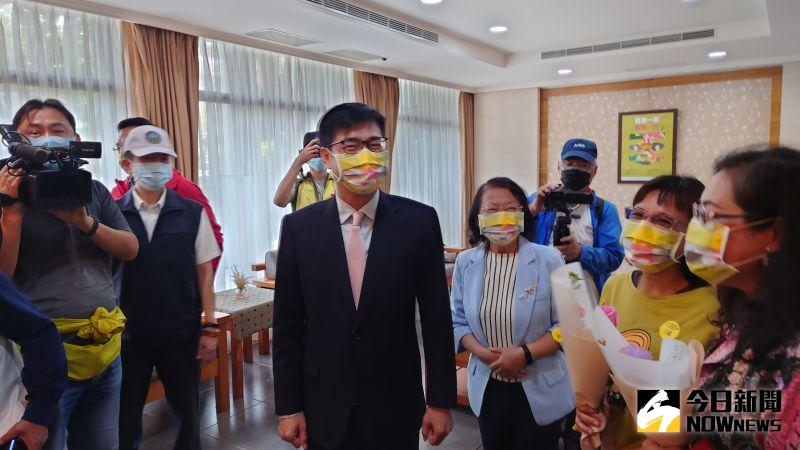 ▲高雄市長官邸首次對外開放,陳其邁笑說:「這也是我第一次進來官邸」。(圖/記者鄭婷襄攝,2021.03.08)