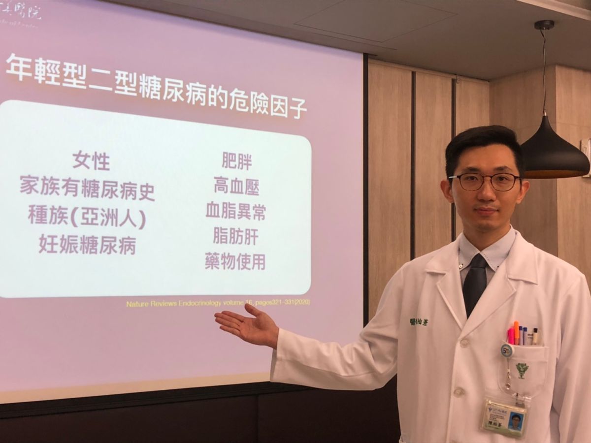 ▲奇美醫內分泌新陳代謝科主治醫師陳柏蒼表示，青壯族通常是家庭的經濟支柱,，若發現症狀勿輕忽，及早治療為要（圖／記者林怡孜攝，2021,03,08）
