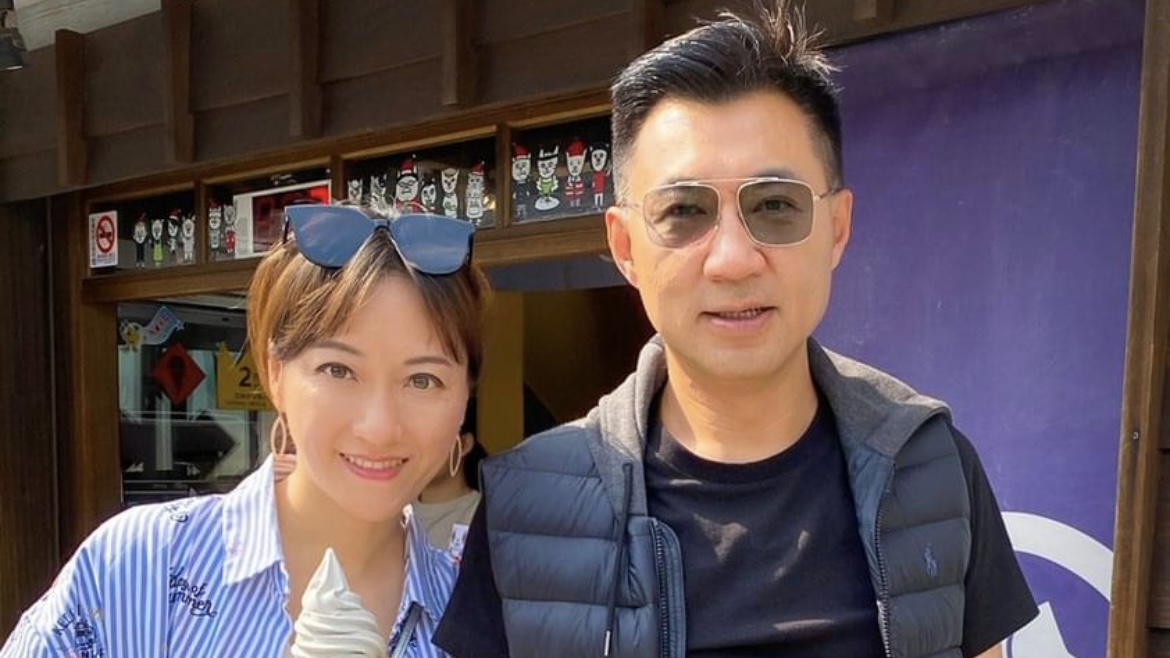 ▲國民黨主席江啟臣說自己每天都會回家，陪太太睡。（圖／取自江啟臣臉書）