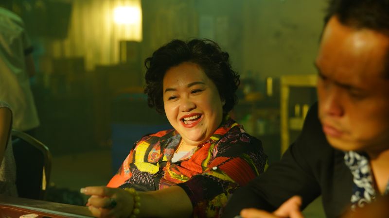 ▲鍾欣凌在戲中飾演經營收債公司的大姐頭。(圖/金盞花大影業提供)
