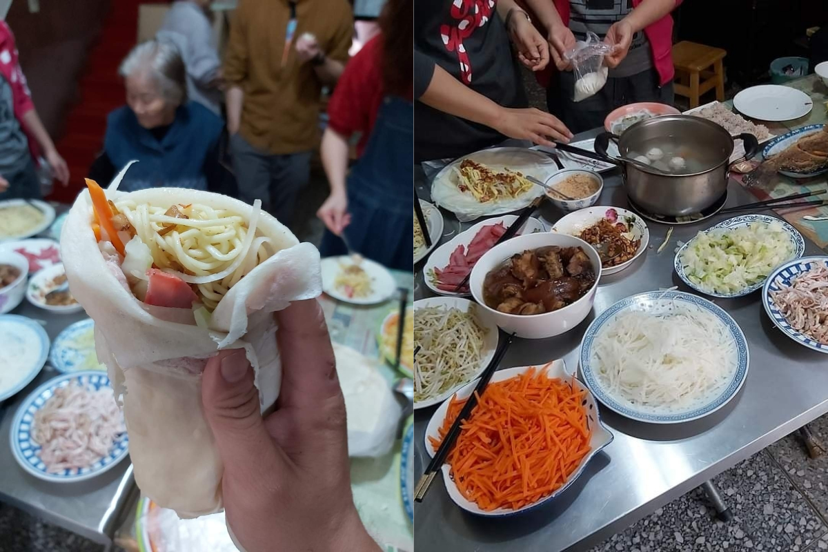 ▲有網友分享，南部的潤餅一定要加入一個「靈魂食材」。（圖／翻攝自《爆廢1公社》 ）